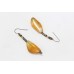 Dangle Women's Earrings 925 Sterling Silver Golden Citrine Topaz Gem Stones B58